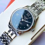 Đồng Hồ Nữ Tissot Le Locle Automatic Lady T41.1.183.56 25.3mm Màu Bạc Đen