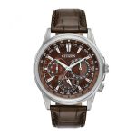 Đồng Hồ Nam Citizen Eco-Drive CBU2020-29X Màu Nâu - Năng lượng ánh sáng, đa chức năng World Time, thiết kế mạnh mẽ 44mm