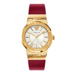 Đồng Hồ Nữ Versace Greca Logo VEVH00420 Leather Màu Vàng - Đỏ