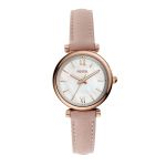 Đồng Hồ Nữ Fossil Carlie Mini Quartz Mop Dial Ladies Watch ES4699 Màu Hồng