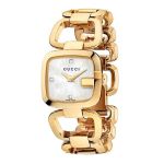 Đồng Hồ Nữ Gucci G-Gucci Mother Of Pearl Diamonds 24 x 22.5mm Màu Vàng Gold