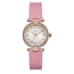 Đồng Hồ Nữ Guess Cable Chic Quartz Mother of Pearl Dial Ladies Watch Y18011L1 Màu Hồng