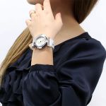 Đồng Hồ Nữ Versace P5Q99D001 S001 Vanity Swiss Croco 35mm Màu Trắng Bạc