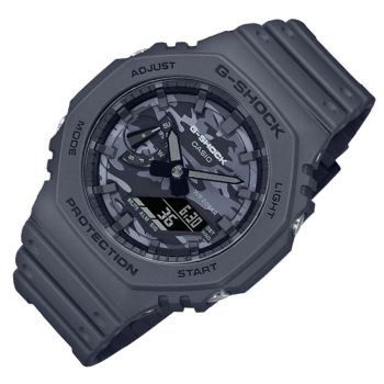 Đồng Hồ Nam Casio Analog-Digital G Shock GA-2100CA-8A Màu Đen