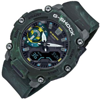 Đồng Hồ Nam Casio Analog-Digital Casio G-Shock GA-2200MFR-3A Màu Xanh Rêu
