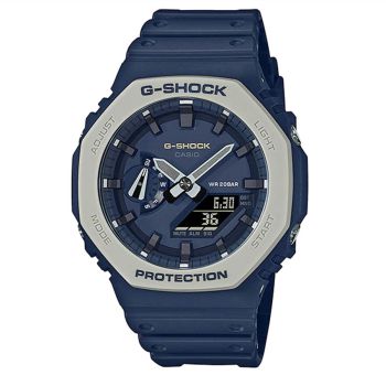 Đồng Hồ Nam Casio Analog-Digital G Shock GA2110ET-2A Màu Xanh Navy