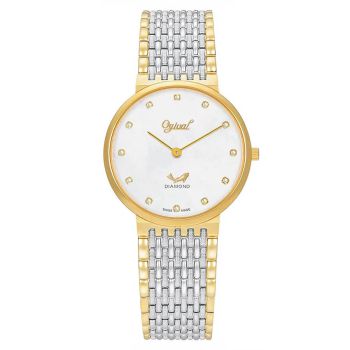 Đồng Hồ Nam Ogival OG385-022GSK-T Màu Vàng Trắng