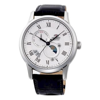 Đồng Hồ Nam Orient Sun & Moon Gen 3 RA-AK0008S Màu Đen Mặt Trắng