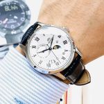 Đồng Hồ Nam Orient Sun & Moon Gen 3 RA-AK0008S Màu Đen Mặt Trắng