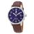 Đồng Hồ Nam Invicta I-Force Blue Dial Dark Brown Leather Men's Watch 15254 Màu Nâu