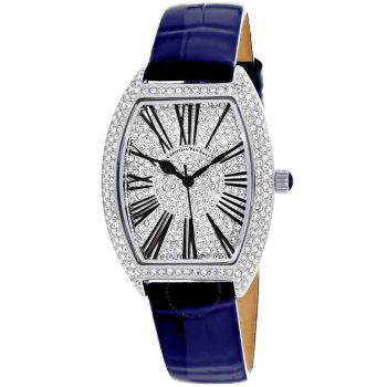 Đồng Hồ Nữ Christian Van Sant Chic Quartz Silver Dial Ladies Watch CV4841 Màu Xanh Navy