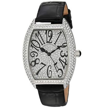 Đồng Hồ Nữ Christian Van Sant Elegant Quartz White Dial Ladies Watch CV4821B Màu Đen