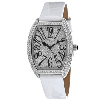 Đồng Hồ Nữ Christian Van Sant Elegant Quartz White Dial Ladies Watch CV4821W Màu Bạc