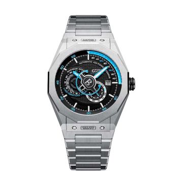 Đồng Hồ Nam Bonest Gatti King Speed B586011S Màu Bạc - Xanh