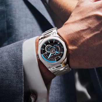 Đồng Hồ Nam Bonest Gatti King Speed B586011S Màu Bạc - Xanh