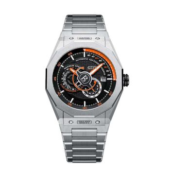 Đồng Hồ Nam Bonest Gatti King Speed B586012S Màu Bạc - Cam