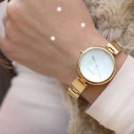 Đồng Hồ Nữ Calvin Klein CK Wavy Women's Watch K9U23546 Màu Vàng Mặt Bạc