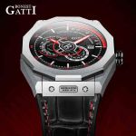 Đồng Hồ Nam Bonest Gatti King Speed B586013L Màu Đen Viền Đỏ