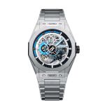 Đồng Hồ Nam Bonest Gatti King Speed B576011S Màu Bạc Viền Xanh
