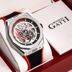 Đồng Hồ Nam Bonest Gatti King Speed B576013R Màu Đen Viền Đỏ