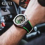 Đồng Hồ Nam Bonest Gatti King Speed B576015R Màu Đen Viền Xanh Green