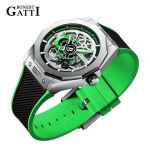 Đồng Hồ Nam Bonest Gatti King Speed B576015R Màu Đen Viền Xanh Green