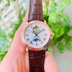 Đồng Hồ Nam Frederique Constant Moon Phase FC-335MC4P4 Màu Nâu Mặt Bạc