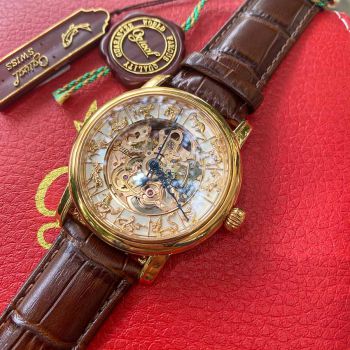 Đồng Hồ Nam Ogival OG358.612AGR-GL 12 Con Giáp Dây Da