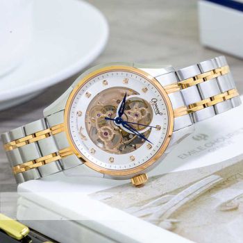 Đồng Hồ Nam Ogival OG3356.61AGSR-T Cá Nhảy Demi Vàng - Bạc
