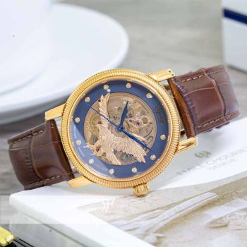 Đồng Hồ Nam Ogival OG358.31AG42SR-X Đại Bàng Tung Cánh Dây Da