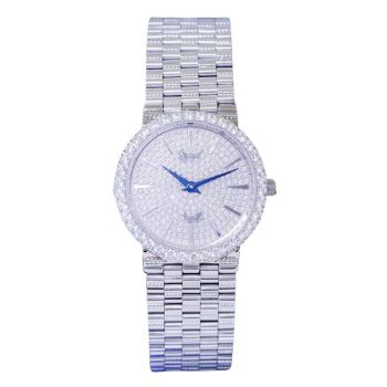 Đồng Hồ Nữ Ogival OG377DLW-T-COC Silver Đính Đá Màu Bạc