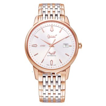 Đồng Hồ Nam Ogival OG1929-24AGSR-T Demi Vàng Gold - Bạc