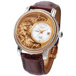 Đồng Hồ Nam Ogival OG358-18.965A42GSR-GL 18K Bezel 42G Rồng 3D