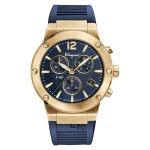 Đồng Hồ Nam Salvatore Ferragamo F-80 Watch Dial Men's Watch Rose Gold Tone 44mm Màu Xanh Navy