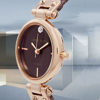 Đồng Hồ Nữ Anne Klein AK/3003RGBN 26mm Màu Vàng Nâu