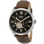 Đồng Hồ Fossil Townsman Mechanical Black Dial Brown Leather Men's Watch ME3061 Màu Đen Nâu