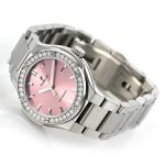 Đồng Hồ Nữ Hublot Classic Fusion Automatic Diamond Pink Dial Watch 585.NX.891P.NX.1204 Màu Hồng Bạc