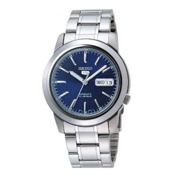Đồng Hồ Nam Seiko 5 Automatic Blue Dial Men's Watch SNKE51K1 Màu Bạc Mặt Xanh