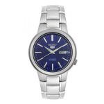 Đồng Hồ Nam Seiko Series 5 Automatic Blue Dial Men's Watch SNKA05K1 Màu Bạc Mặt Xanh