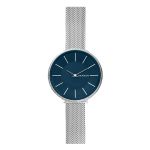 Đồng Hồ Nữ Skagen SKW2725 Màu Bạc Mặt Xanh