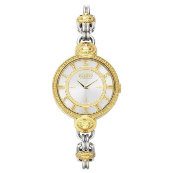 Đồng Hồ Nữ Versace Versus Two Tone Watches Les Docks VSPLL2321 Màu Vàng Trắng