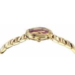 Đồng Hồ Nữ Versace Versus Virtus Mini Duo Watch 28mm Màu Vàng Mặt Đỏ + 2 Dây Da