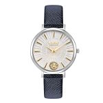 Đồng Hồ Nữ Versace Versus Mar Vista Watch VSP1F0121 34mm Dây Da Màu Xanh Navy