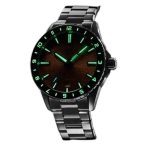 Đồng Hồ Nam Zelos Swordfish 40mm 12HR Copper Màu Bạc Phối Nâu