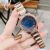 Đồng Hồ Nữ Bulova 98L247 Crystal Swarovski Blue Dial Stainless Steel Màu Vàng Hồng