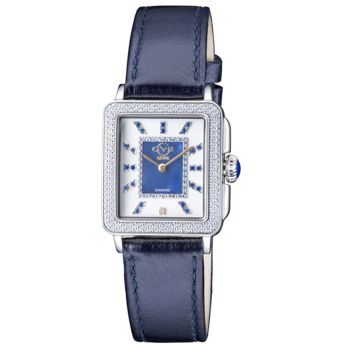Đồng Hồ Nữ GV2 By Gevril  Padova Gemstone Watch 12332 Màu Xanh