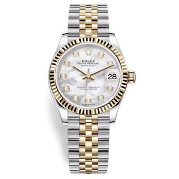 Đồng Hồ Rolex Datejust Stainless Steel And Yellow Gold Mop Dial 278273-0028 Màu Xám Vàng