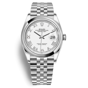 Đồng Hồ Nam Rolex Datejust 36 126200-0007 Màu Xám Mặt Trắng