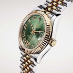 Đồng Hồ Nữ Rolex Datejust 31 Olive Green Diamond Dial Automatic Ladies Steel và Gold Gold 18kt Yellow Jubilee Watch 278273GNDJ