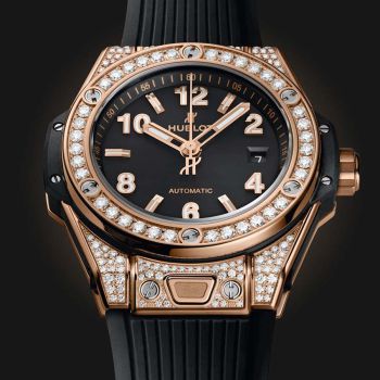 Đồng Hồ Nữ Hublot Big Bang One Click Gold Diamond Pave 33 485.OX.1180.RX.1604